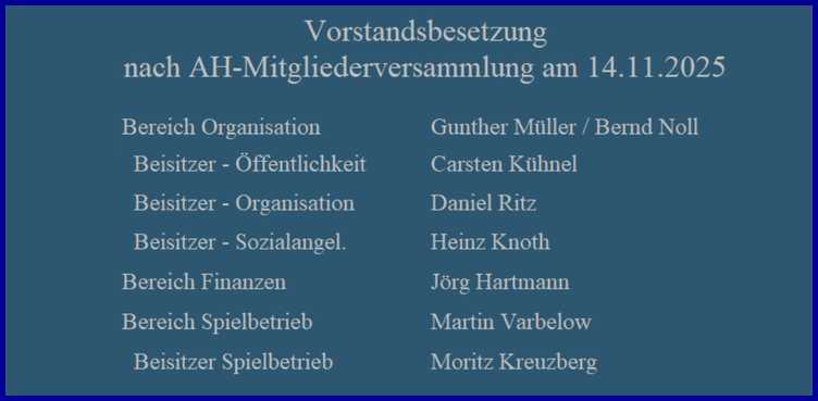 Jahreshauptversammlung